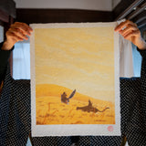 "Plains" Washi Paper Limited Edition Print