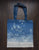 Dolphin Love shibori dyed shopping bag